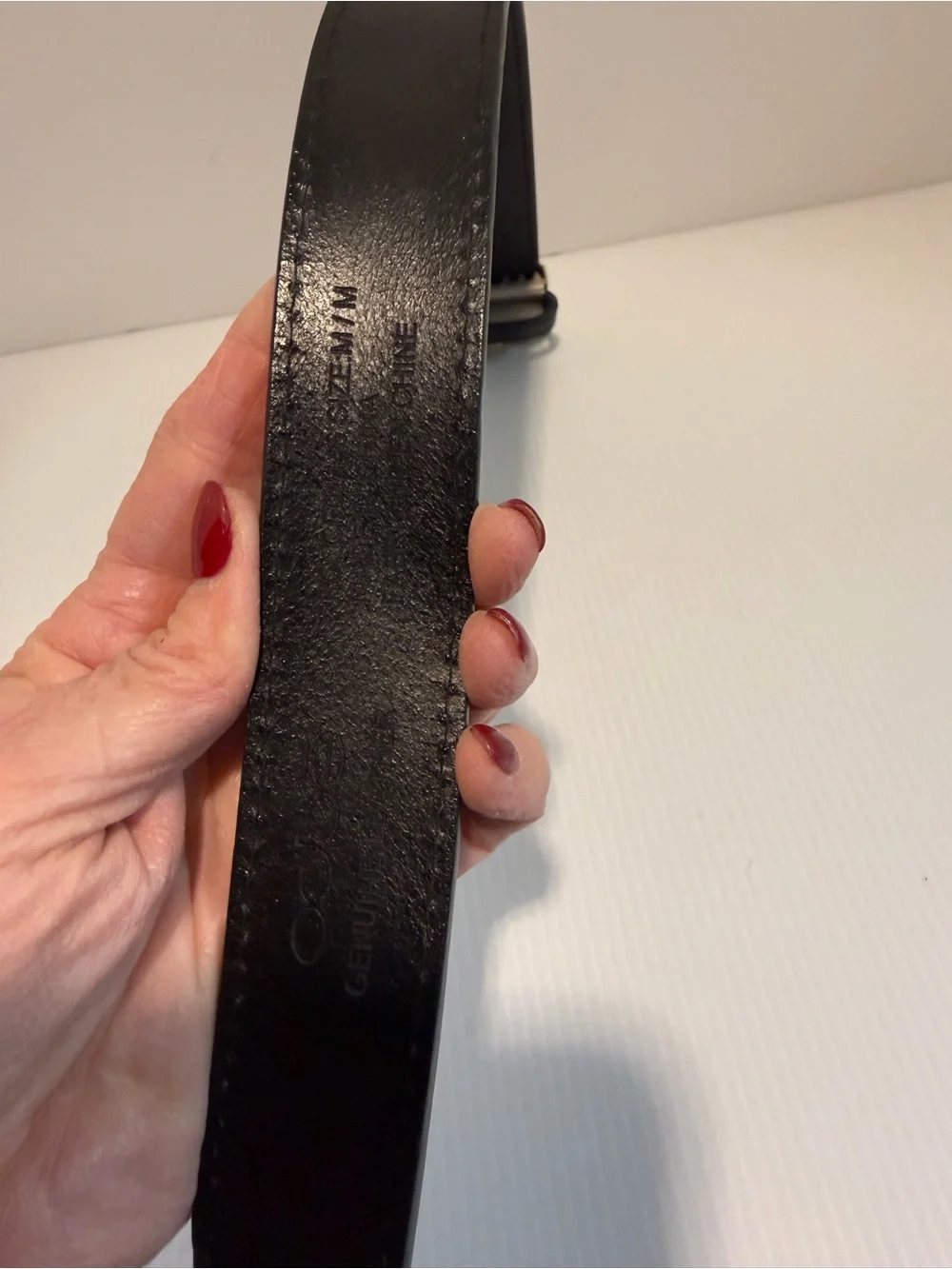 💼 Men's Reversible Genuine Leather Dress Belt M
